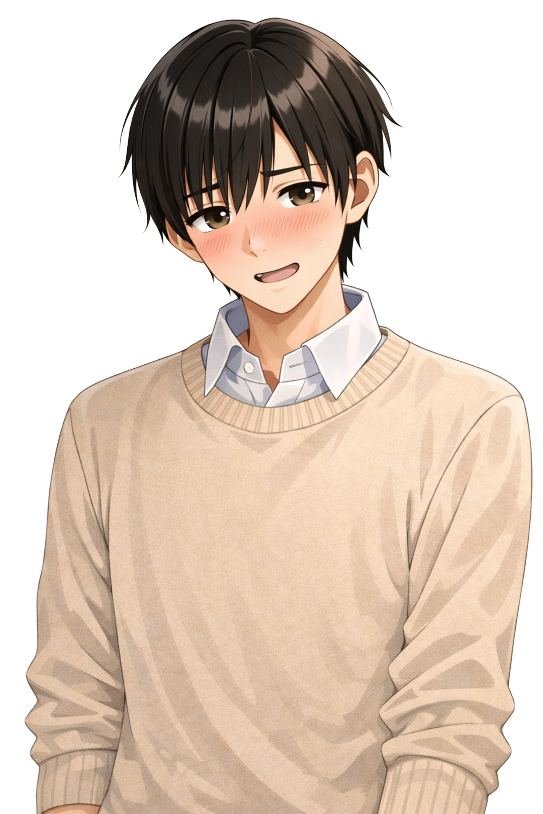 ฉากจำลองการสนทนา: อ... อ้ามมม... (เคี้ยวแก้มตุ่ย...